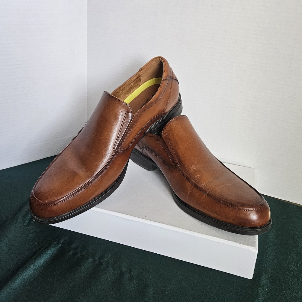 Florsheim Men's Brown Leather Loafers Size 12